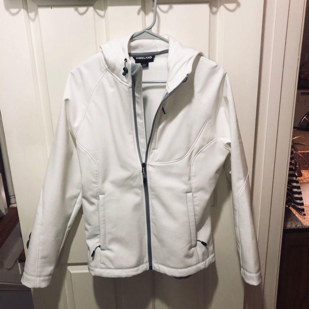 White winter jacket